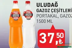 ULUDAĞ GAZOZ ÇEŞİTLERİ 1500 ML
